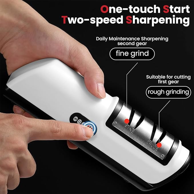 Electric Kitchen Knife Sharpener – Sharp Edges in Seconds