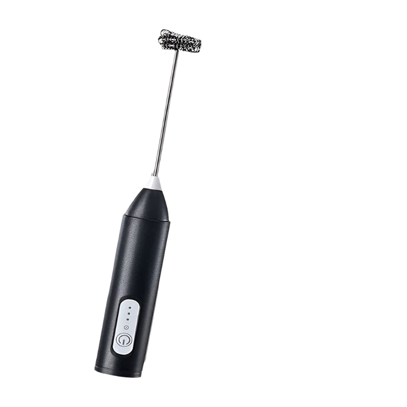 Type-C Rechargeable Milk Frother – Stainless Steel Handheld Mixer for Coffee, Lattes, and More