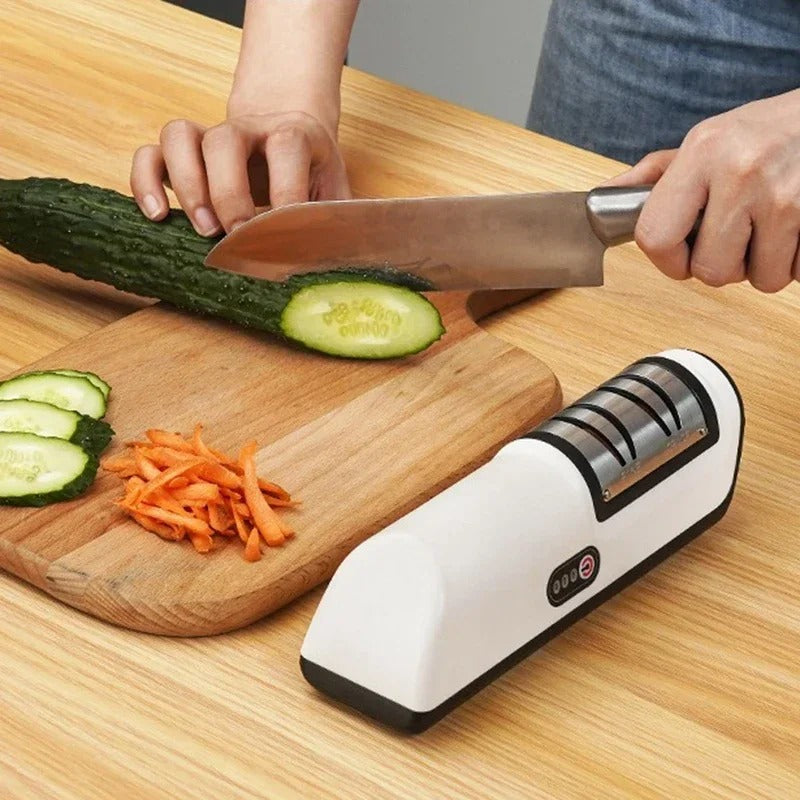 Electric Kitchen Knife Sharpener – Sharp Edges in Seconds