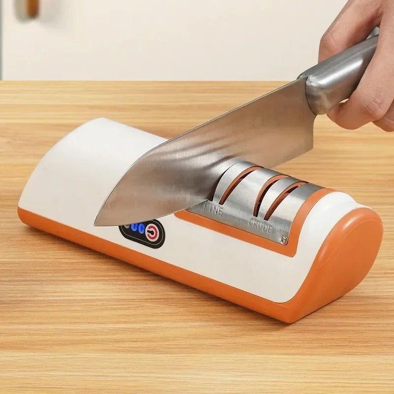 Electric Kitchen Knife Sharpener – Sharp Edges in Seconds
