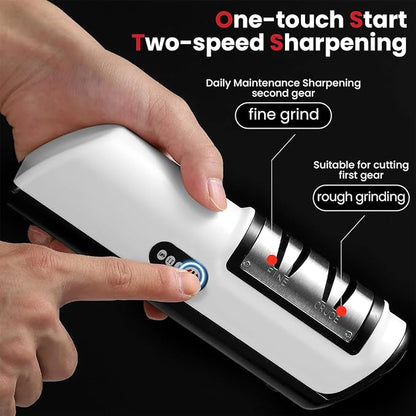Electric Kitchen Knife Sharpener – Sharp Edges in Seconds