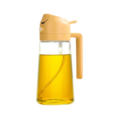 2-in-1 Oil Dispenser Bottle – Spray & Pour Functionality