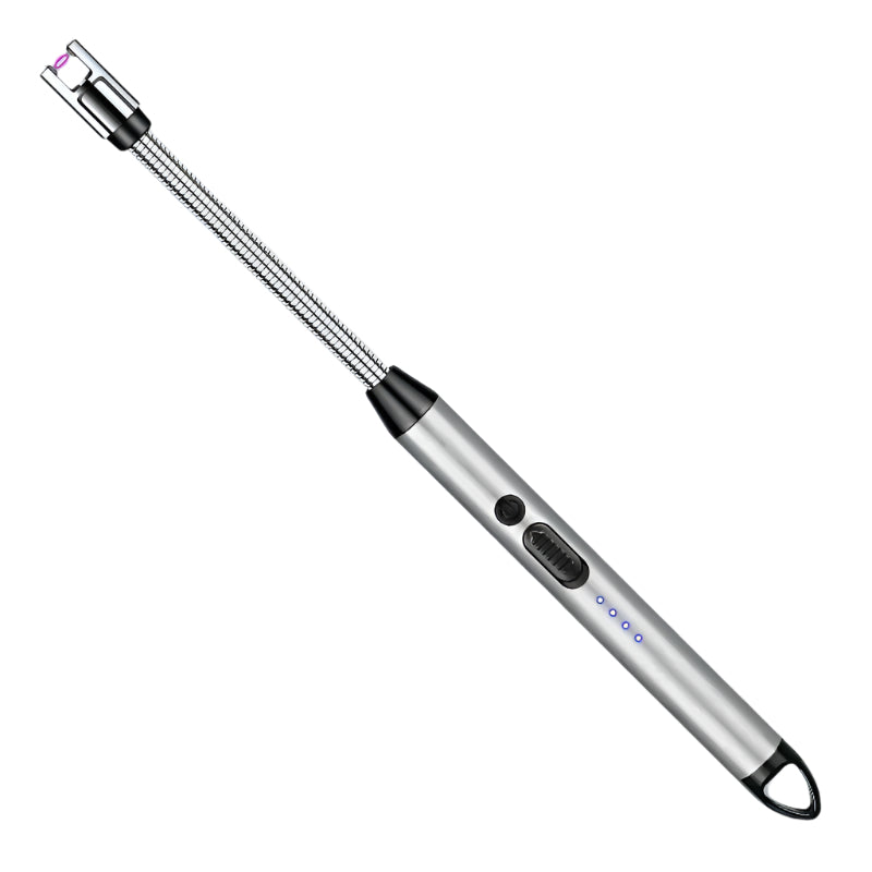 Rechargeable Windproof Arc Lighter – Flexible Neck, Flameless, USB Powered