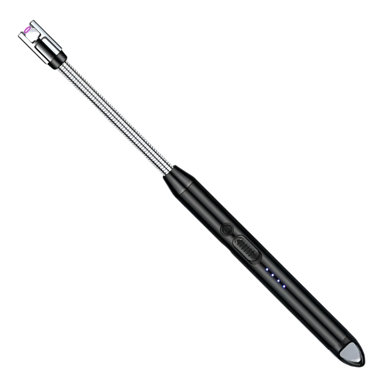 Rechargeable Windproof Arc Lighter – Flexible Neck, Flameless, USB Powered