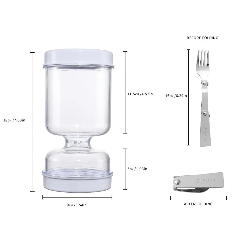 Pickle Dry-Wet Separation Jar – Keep Your Pickles Crisp & Fresh!