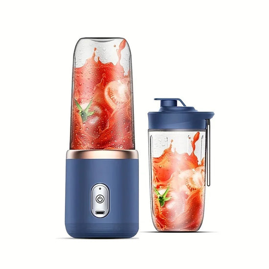 Portable Electric Blender — Powerful 6 Blades for Smooth Blending Anywhere!