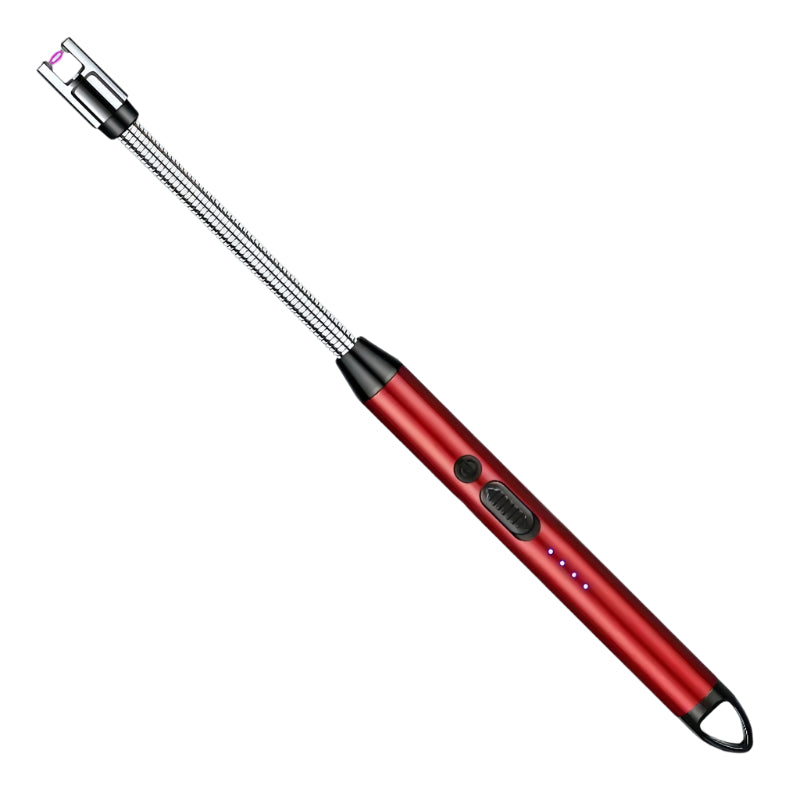 Rechargeable Windproof Arc Lighter – Flexible Neck, Flameless, USB Powered
